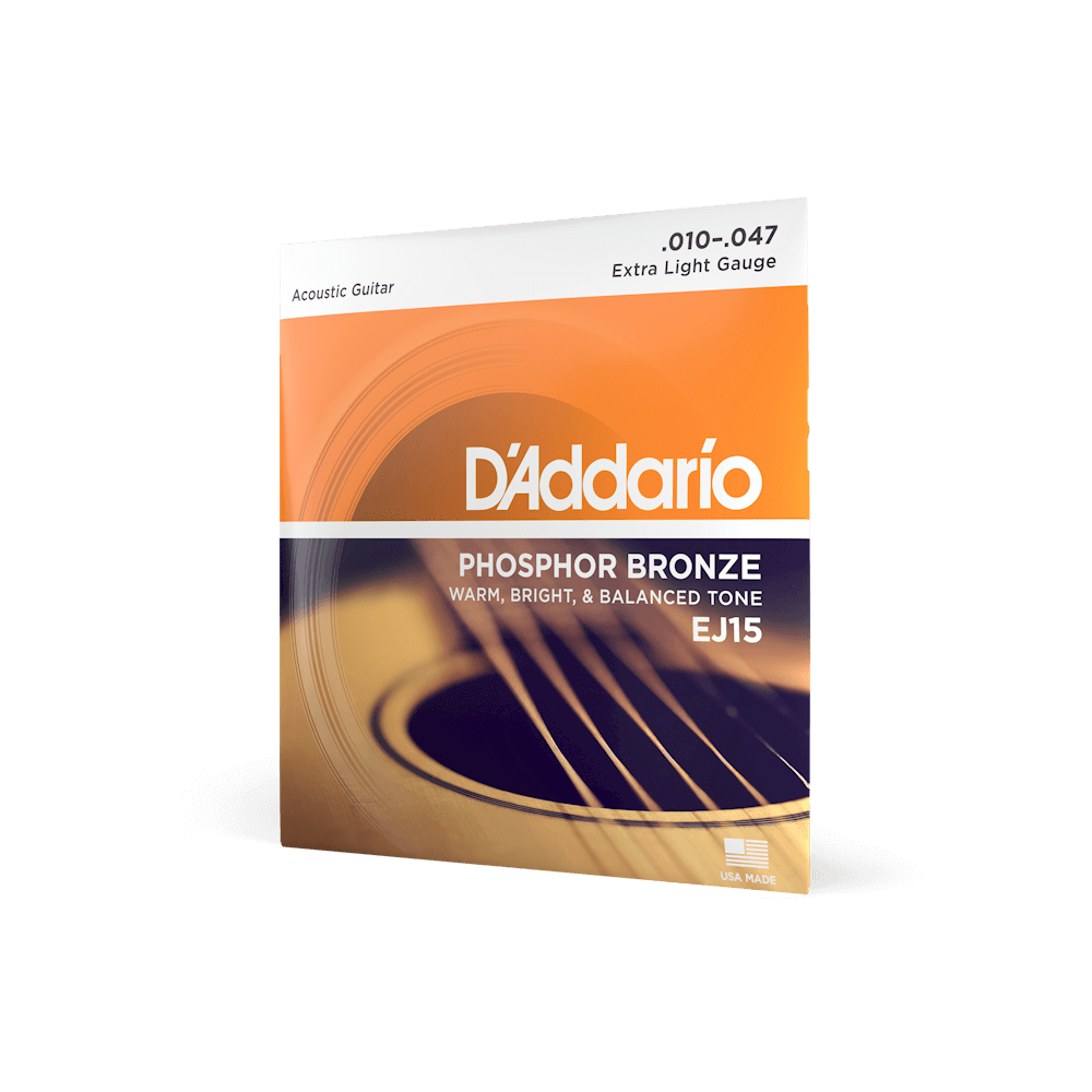 D'Addario Acoustic Guitar Strings 10-47 EJ15