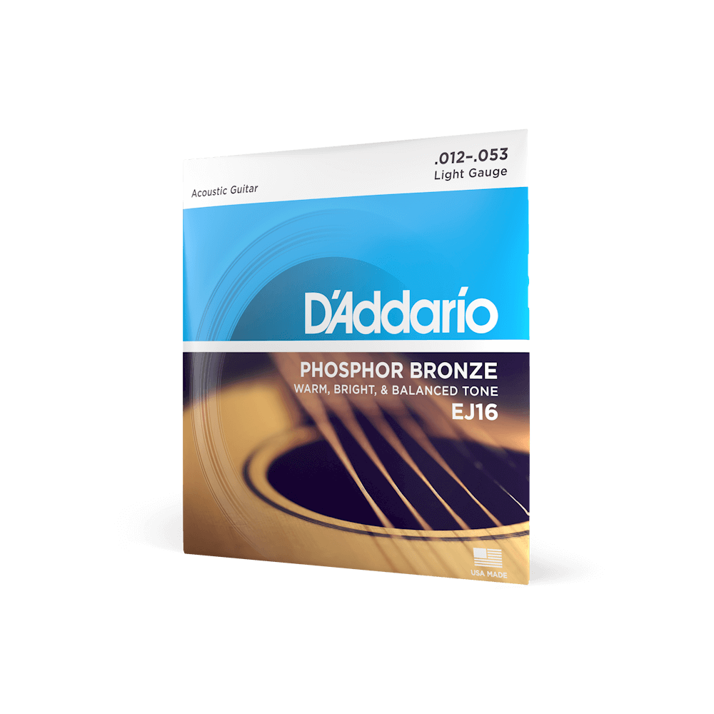 D'Addario Acoustic Guitar Strings 12-53 EJ16