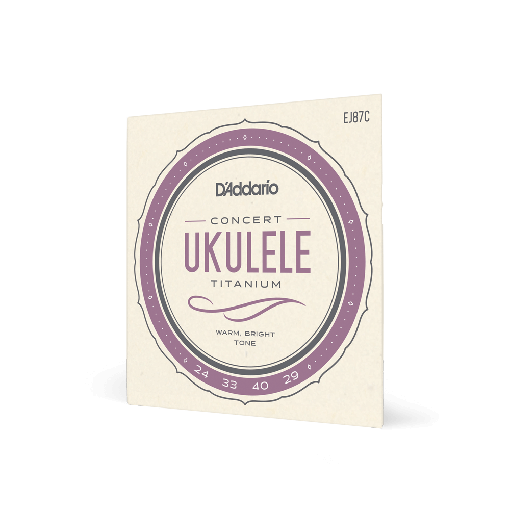 D'Addario Concert Ukulele Strings Titanium EJ87C